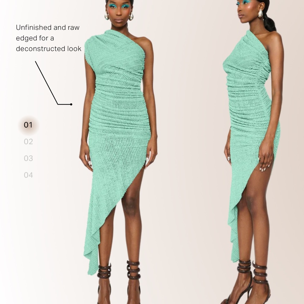 COUCOO PASU DRESS - DUCK EGG - Picture 3 of 3